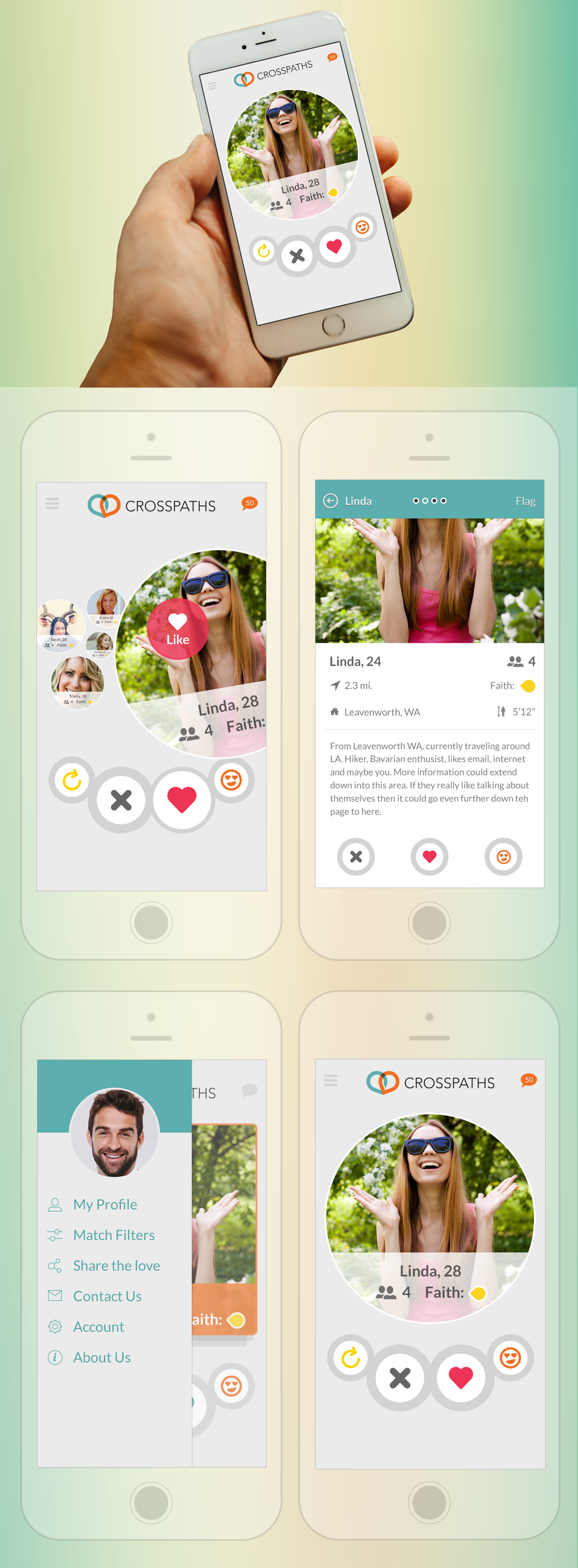 crosspath dating app